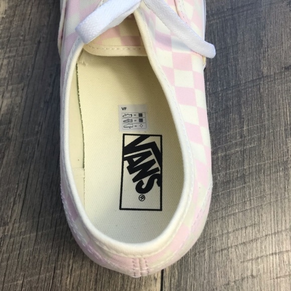 NWT VANS Authentic Checkerboard Chalk Pink Men’s - Picture 8 of 8